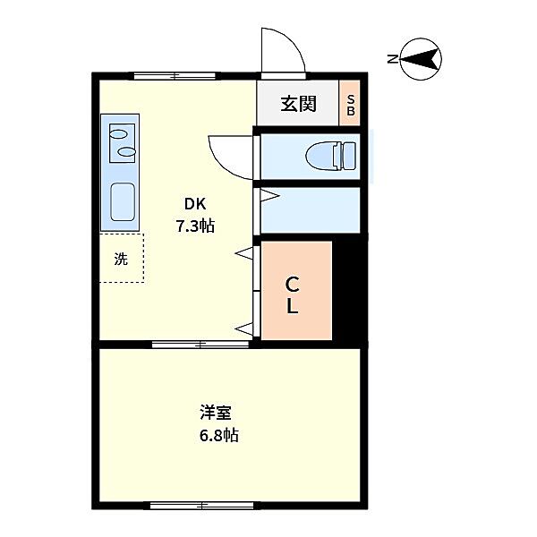 イワモトビル　ホワイトコーポラス 105｜埼玉県川口市芝東町(賃貸マンション1DK・1階・28.64㎡)の写真 その2