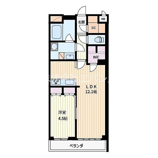 S-RESIDENCE北戸田 402｜埼玉県蕨市錦町６丁目(賃貸マンション1LDK・4階・42.09㎡)の写真 その1