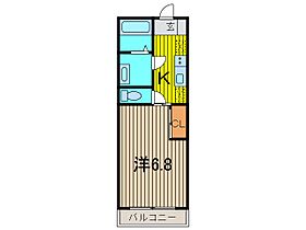 リブリ・サンマリー蕨 206 ｜ 埼玉県蕨市北町１丁目（賃貸マンション1K・2階・22.35㎡） その2