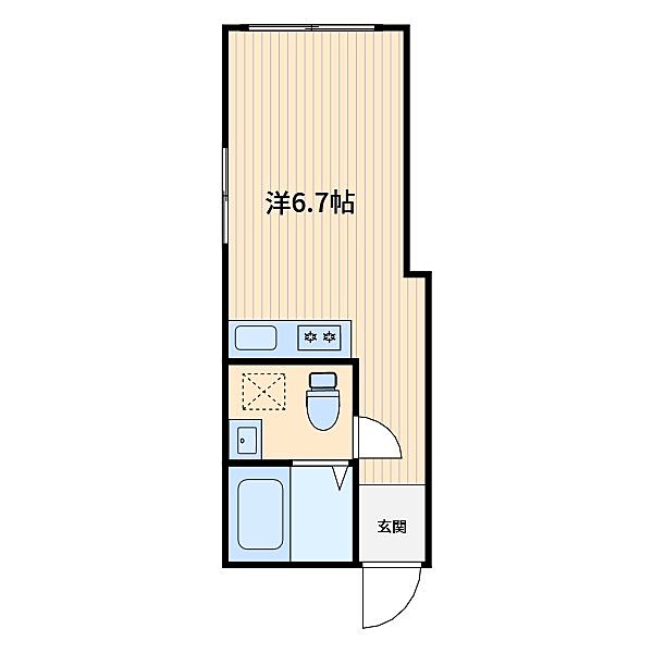 Cozy　Home　西川口 102｜埼玉県蕨市南町３丁目(賃貸アパート1K・1階・16.17㎡)の写真 その2