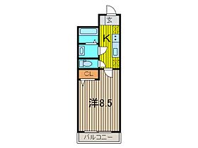 リブリ・西青木 307 ｜ 埼玉県川口市西青木１丁目（賃貸アパート1K・3階・26.08㎡） その2