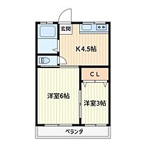 ハイム中央 102 ｜ 埼玉県蕨市中央２丁目（賃貸アパート2K・1階・28.98㎡） その2