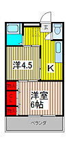 村田ハイツ 102 ｜ 埼玉県蕨市南町３丁目（賃貸マンション2K・1階・34.00㎡） その2