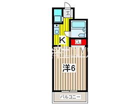 ジョイフル蕨 102 ｜ 埼玉県蕨市塚越２丁目（賃貸マンション1R・1階・20.25㎡） その2