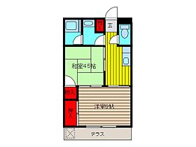 埼玉県蕨市塚越３丁目（賃貸マンション2K・1階・34.00㎡） その2