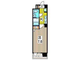 アルファコート西川口19 703 ｜ 埼玉県川口市西川口１丁目（賃貸マンション1K・11階・21.74㎡） その2