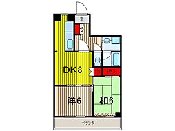 間取図画像 2DK