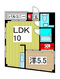 STダジュール 1LDKの間取図画像