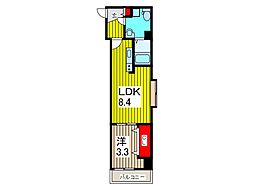 アルファコート西川口22 1LDKの間取図画像