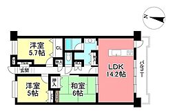 間取図画像 3LDK