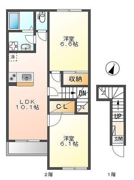 ラフォーレ ｜神奈川県横浜市泉区和泉町(賃貸アパート2LDK・2階・56.19㎡)の写真 その2