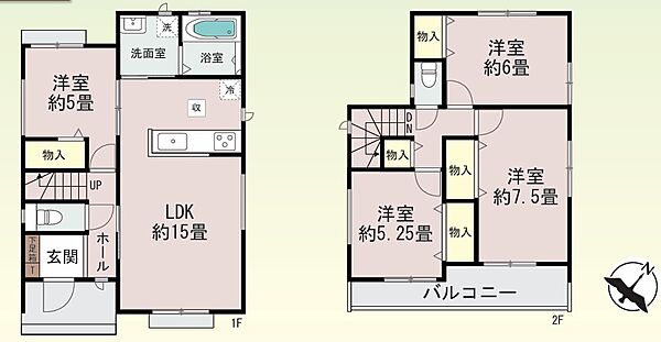 間取りを拡大表示