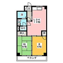 ルミエール寿  ｜ 愛知県江南市古知野町熱田（賃貸マンション2LDK・2階・48.00㎡） その2