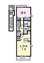 ラフィネ　ジェンテIII  ｜ 愛知県江南市高屋町十六田（賃貸アパート1LDK・2階・42.37㎡） その2