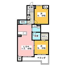 ライズ江南  ｜ 愛知県江南市上奈良町栄（賃貸マンション2LDK・3階・62.27㎡） その2