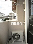 日当たりのよいベランダです。