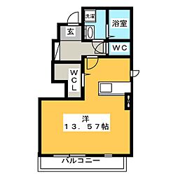 サニー南山 1Kの間取図画像