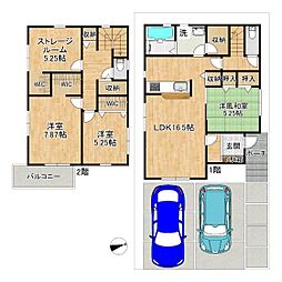 物件画像 枚方市楠葉中町新築一戸建て