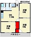 セントラルコーポ大西3階4.5万円