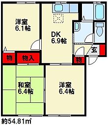 チェリーヒルズ F棟 1階