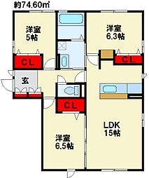 JR筑豊本線 本城駅 徒歩34分 1階/-