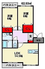 物件の間取り