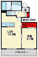 物件の間取り