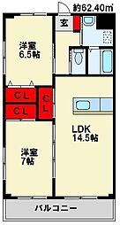 クレフォート皇后崎 3階