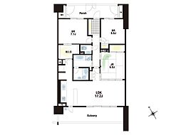 間取図画像 3LDK