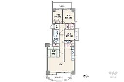 ダイアパレス宝塚クオリテージ2 4LDKの間取図画像