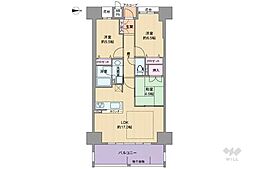 ワコーレ逆瀬川ステーションマークス 3LDKの間取図画像