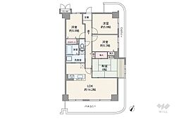 ジャルダン宝塚中山台弐番館B棟 4LDKの間取図画像