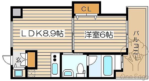 サクセス天神橋フロント ｜大阪府大阪市北区長柄西1丁目(賃貸マンション1LDK・2階・35.38㎡)の写真 その2