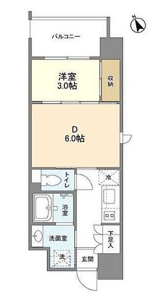 リビオメゾン西天満 ｜大阪府大阪市北区西天満4丁目(賃貸マンション2K・3階・30.14㎡)の写真 その2