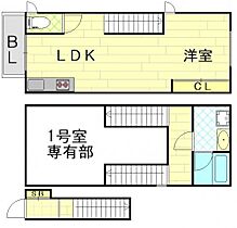 CASA Asteria umeda  ｜ 大阪府大阪市北区豊崎1丁目（賃貸アパート1LDK・1階・42.13㎡） その2