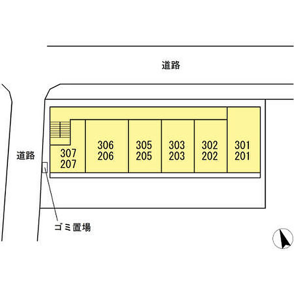 SIGNATURE 03 綱島 ｜神奈川県横浜市港北区綱島西6丁目(賃貸アパート1LDK・2階・39.01㎡)の写真 その3