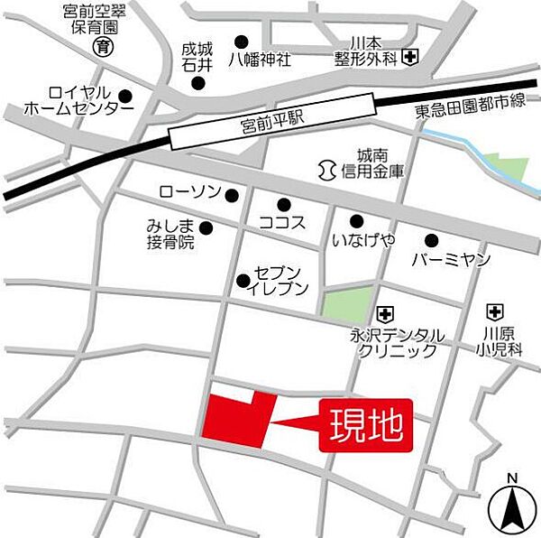 ハルシオンプレイスＥ棟 ｜神奈川県川崎市宮前区小台2丁目(賃貸アパート2LDK・3階・62.52㎡)の写真 その3