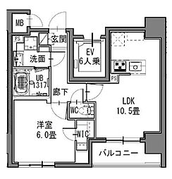 間取図画像 1LDK