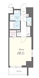 JR常磐線 三河島駅 徒歩12分の賃貸マンション 7階1Kの間取り