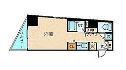 トーシンフェニックス神田岩本町弐番館 1Kの間取図画像