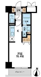レジデンス両国駅前 1Kの間取図画像
