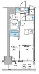 ルフォンプログレ秋葉原マークス 1LDKの間取図画像