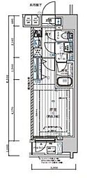 MAINステージ森下2 1Kの間取図画像
