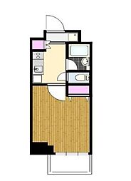 レジディア文京本郷2 1Kの間取図画像