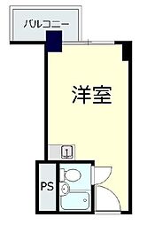 アルベルゴ御茶ノ水 ワンルームの間取図画像