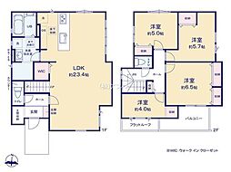 佐倉市八幡台3丁目6期 新築戸建2号棟