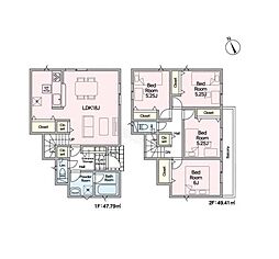 松戸市六実5丁目第12 新築戸建6号棟