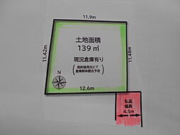 倉庫 1LDKの間取り