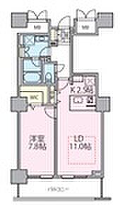 ロイヤルパークスタワー南千住 718｜東京都荒川区南千住４丁目(賃貸マンション1LDK・7階・51.41㎡)の写真 その2