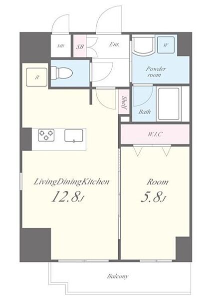 グランデュール秋葉原 901｜東京都台東区台東１丁目(賃貸マンション1LDK・9階・43.07㎡)の写真 その2